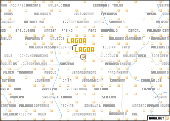 map of Lagoa