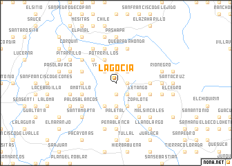 map of La Gocia