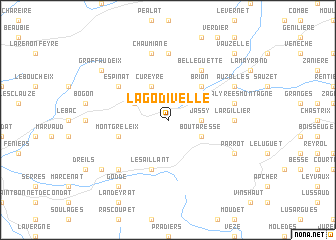 map of La Godivelle