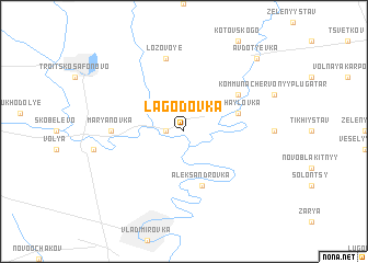 map of Lagodovka