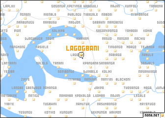 map of Lagogbani