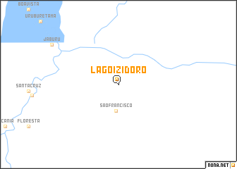 map of Lago Izidoro