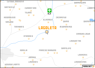 map of La Goleta