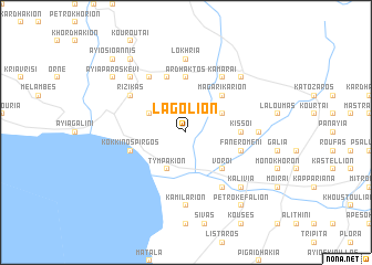 map of Lagolíon