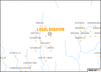 map of La Golondrina