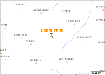 map of La Goltera