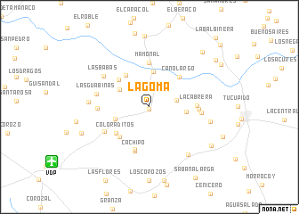 map of La Goma