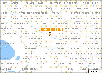 map of Lagon Bazile