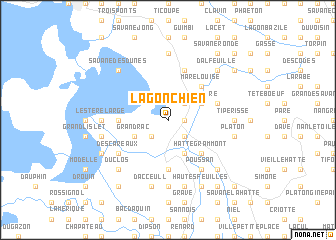 map of Lagon Chien