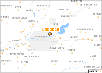 map of Lagonda