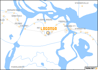 map of Lagonda