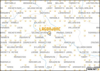 map of Lagon Jonc