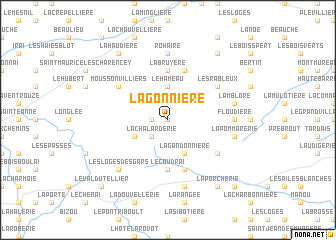 map of La Gonnière