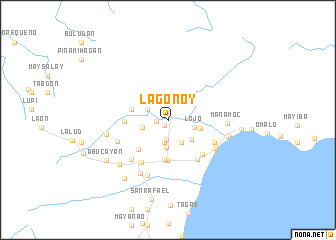 map of Lagonoy