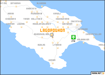 map of Lagópodhon