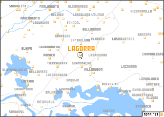 map of La Gorra