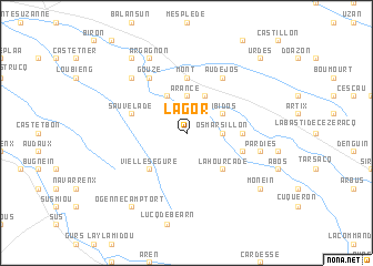 map of Lagor