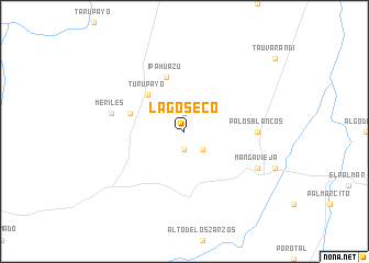 map of Lago Seco