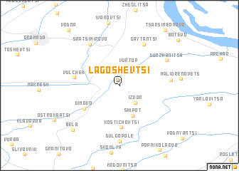 map of Lagoshevtsi