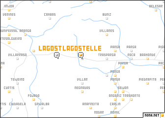 map of Lagostelle