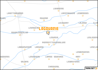 map of La Gouarie