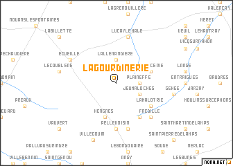 map of La Gourdinerie