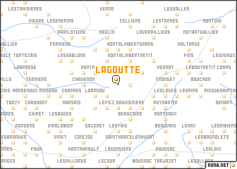 map of La Goutte