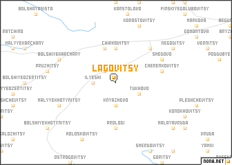 map of Lagovitsy