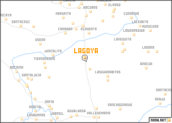 map of La Goya