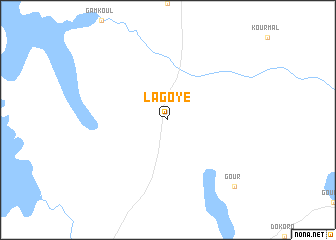 map of Lagoye