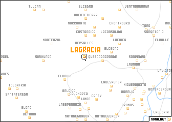 map of La Gracia