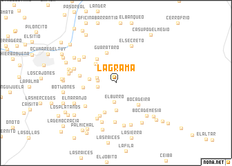 map of La Grama