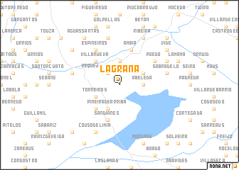 map of La Graña