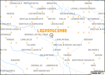 map of La GrandʼCombe