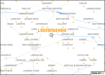 map of La Grande Haie