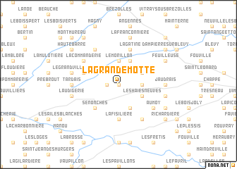 map of La Grande Motte