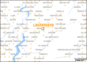 map of La Grandera
