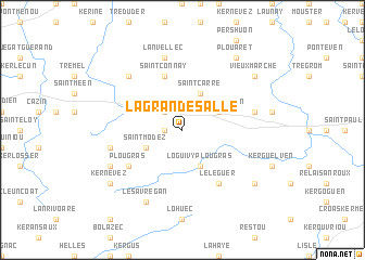 map of La Grande Salle