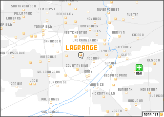 map of La Grange