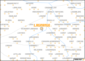 map of La Grange