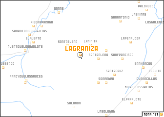 map of La Graniza