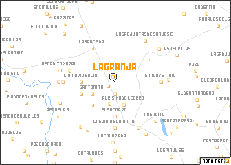 map of La Granja