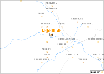 map of La Granja