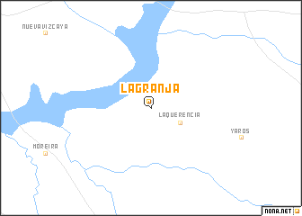 map of La Granja