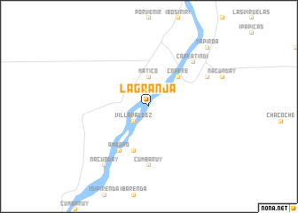 map of La Granja