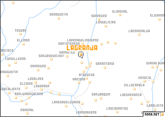 map of La Granja