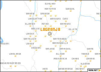 map of La Granja