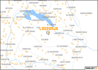 map of La Granja