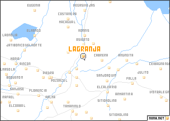 map of La Granja