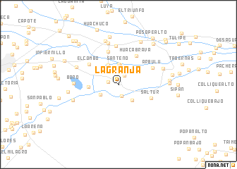 map of La Granja